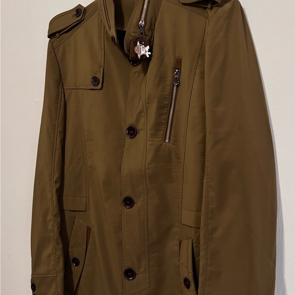 🆗 Men's green olive Jacket - Picture 2 of 4